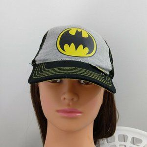 Batman Youth Hat Grey Black SUPERHERO hero